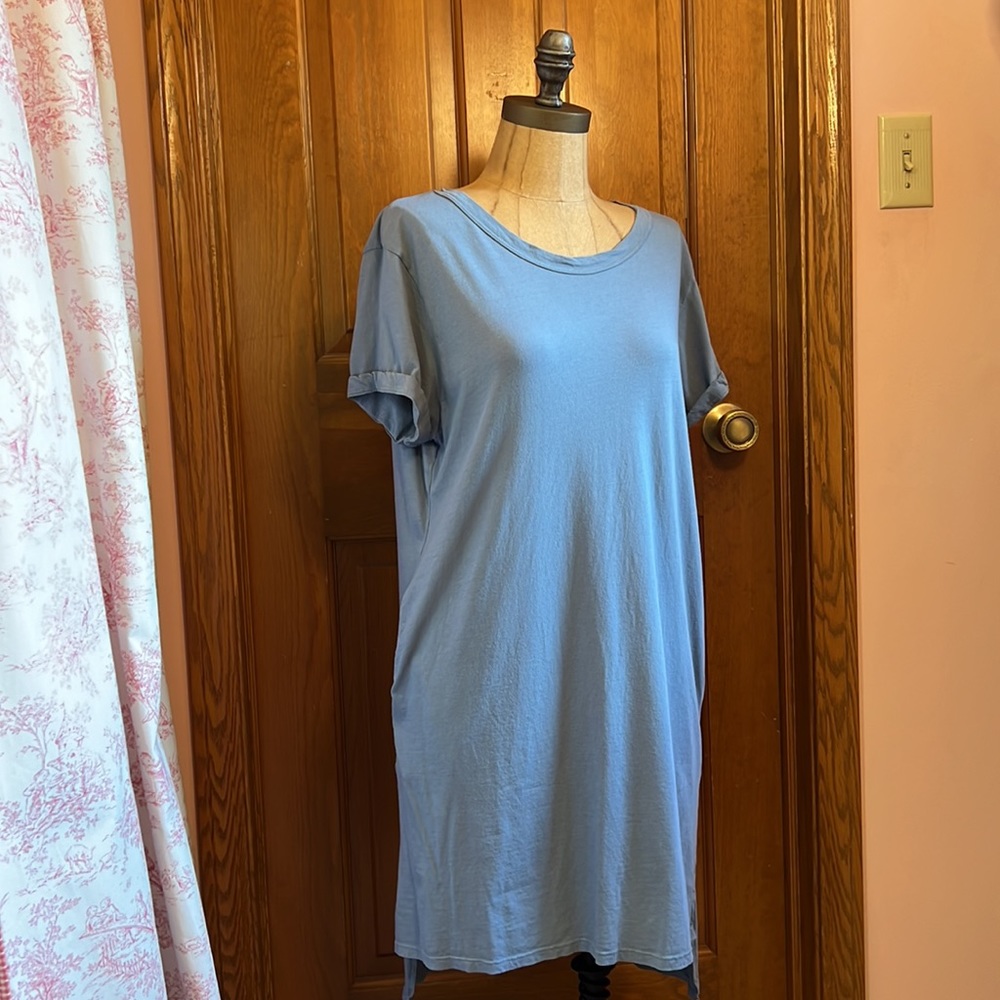 EUC Boutique T Shirt Dress in Blue Size S